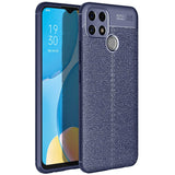 Oppo A15S Kılıf Zore Niss Silikon Kapak Lacivert