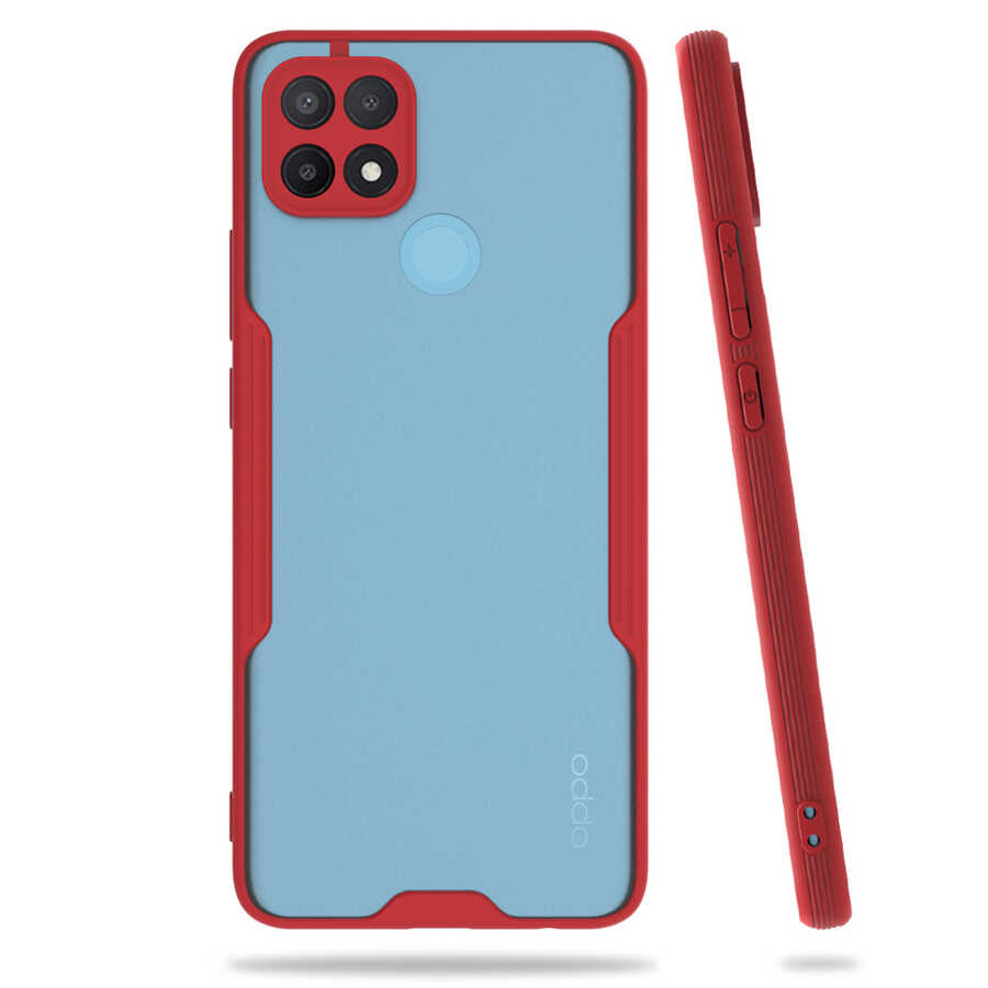 Oppo A15S Kılıf Zore Parfe Kapak Koyu Yeşil