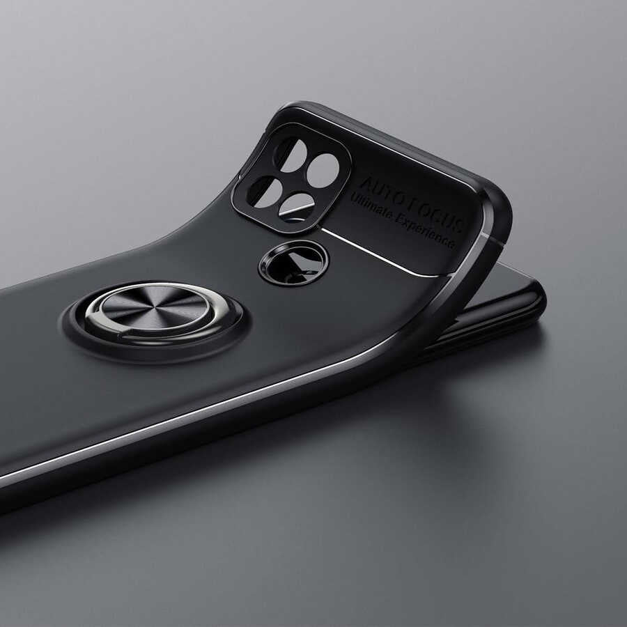 Oppo A15S Kılıf Zore Ravel Silikon Kapak Mavi