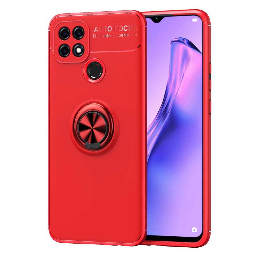 Oppo A15S Kılıf Zore Ravel Silikon Kapak Mavi