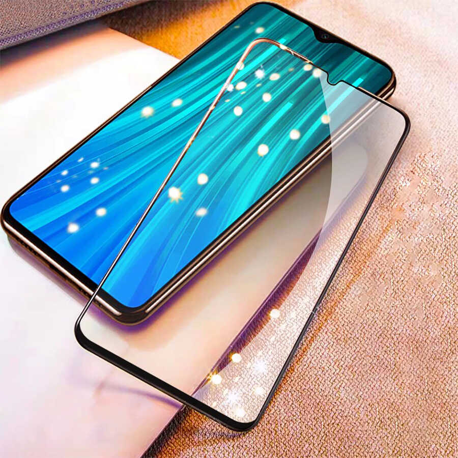 Oppo A16 Davin 5D Cam Ekran Koruyucu Siyah