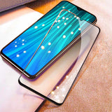 Oppo A16 Davin 5D Cam Ekran Koruyucu Siyah