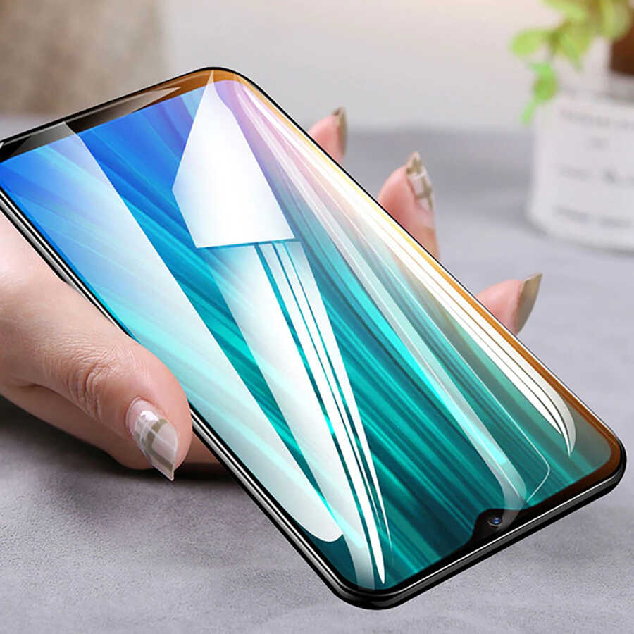 Oppo A16 Davin 5D Cam Ekran Koruyucu Siyah
