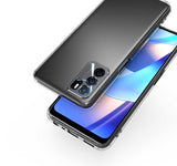 Oppo A16 Kılıf Zore Kamera Korumalı Süper Silikon Kapak Renksiz