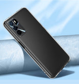 Oppo A16 Kılıf Zore Kamera Korumalı Süper Silikon Kapak Renksiz