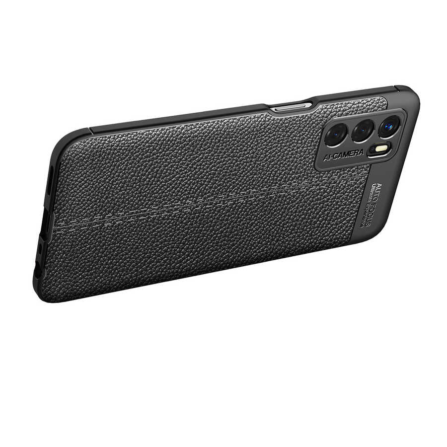 Oppo A16 Kılıf Zore Niss Silikon Kapak Lacivert