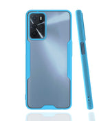 Oppo A16 Kılıf Zore Parfe Kapak Mavi