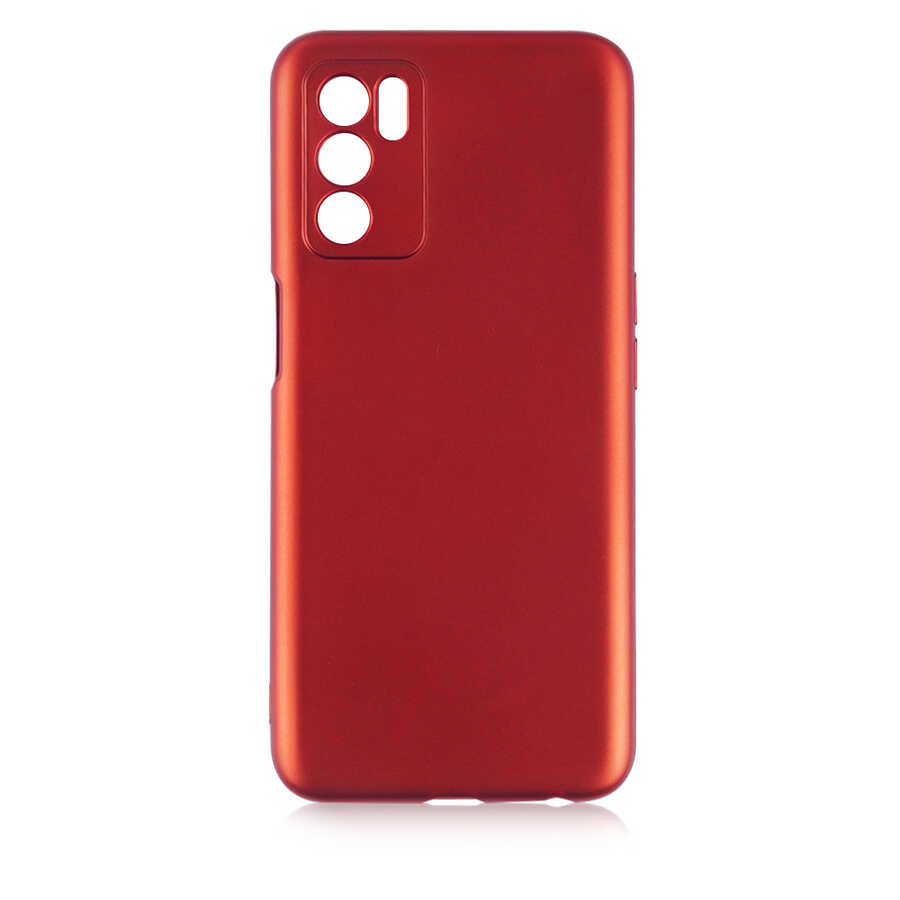 Oppo A16 Kılıf Zore Premier Silikon Kapak Mürdüm