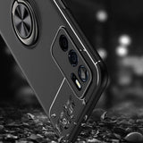 Oppo A16 Kılıf Zore Ravel Silikon Kapak Siyah