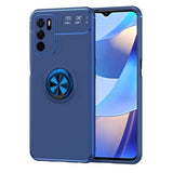 Oppo A16 Kılıf Zore Ravel Silikon Kapak Mavi