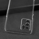 Oppo A16 Kılıf Zore Süper Silikon Kapak Renksiz