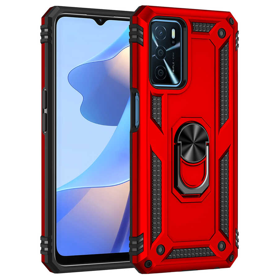 Oppo A16 Kılıf Zore Vega Kapak Gold