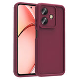 Oppo A3 Kılıf Kamera Korumalı Zore Ananas Kapak Mürdüm