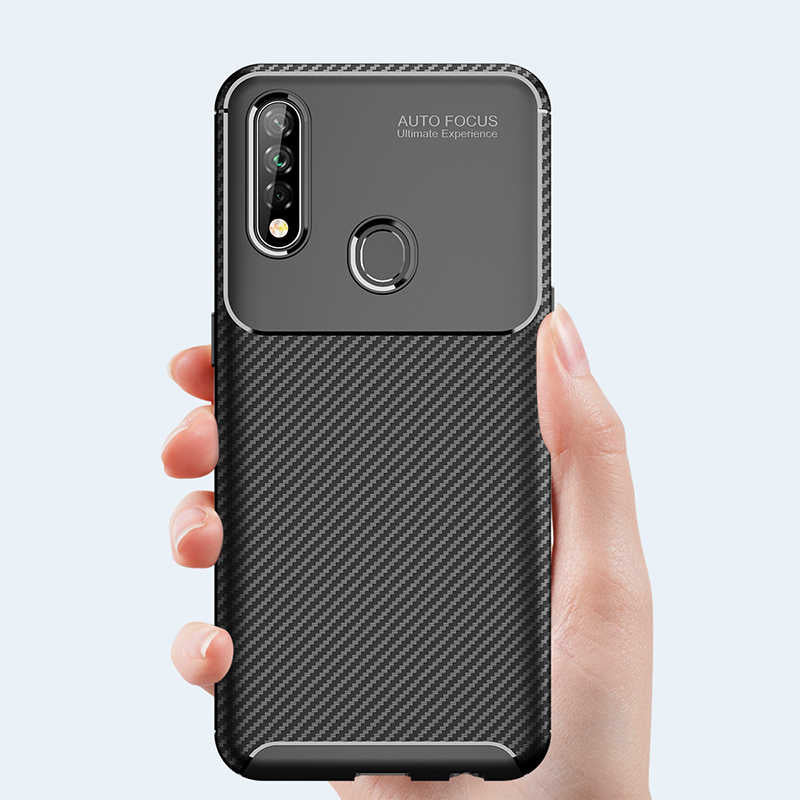 Oppo A31 Kılıf Zore Negro Silikon Kapak Lacivert