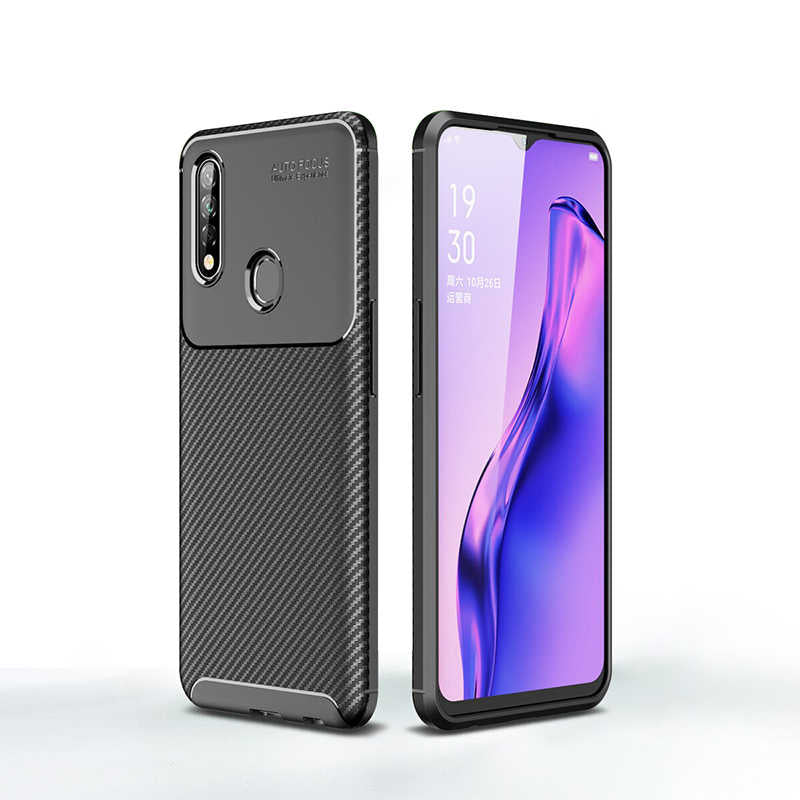 Oppo A31 Kılıf Zore Negro Silikon Kapak Siyah