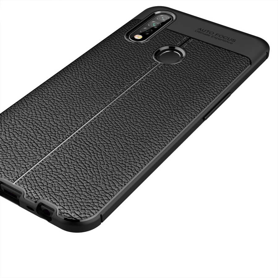 Oppo A31 Kılıf Zore Niss Silikon Kapak Lacivert
