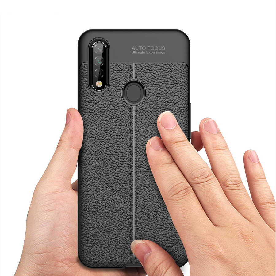 Oppo A31 Kılıf Zore Niss Silikon Kapak Lacivert