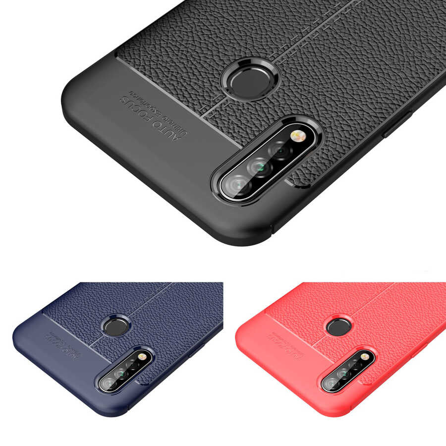 Oppo A31 Kılıf Zore Niss Silikon Kapak Siyah
