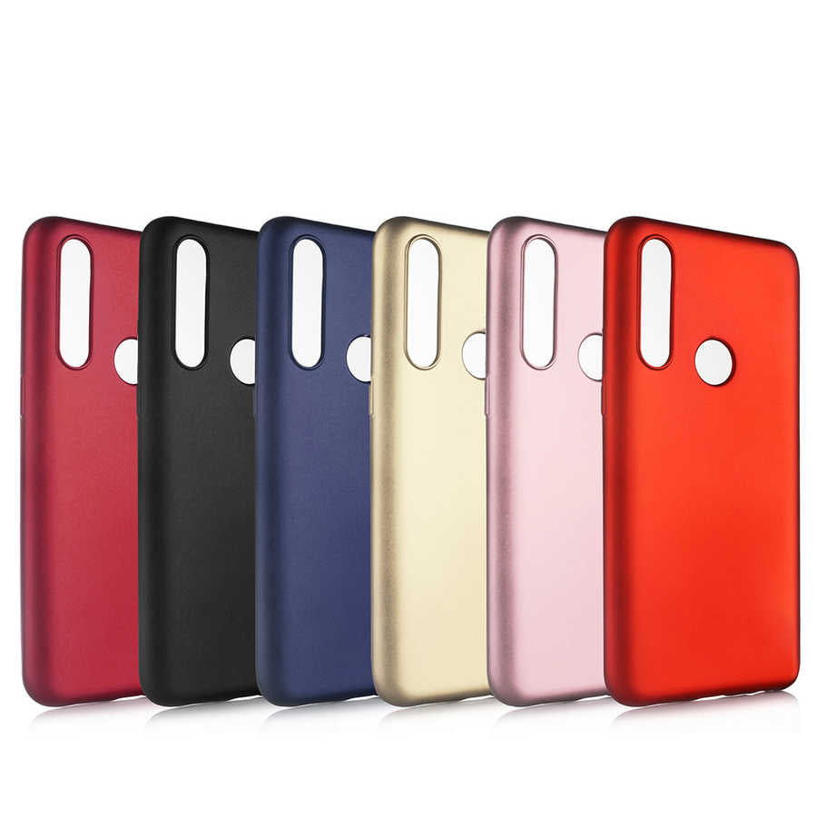 Oppo A31 Kılıf Zore Premier Silikon Kapak Saks Mavi