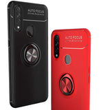 Oppo A31 Kılıf Zore Ravel Silikon Kapak Siyah-Mavi