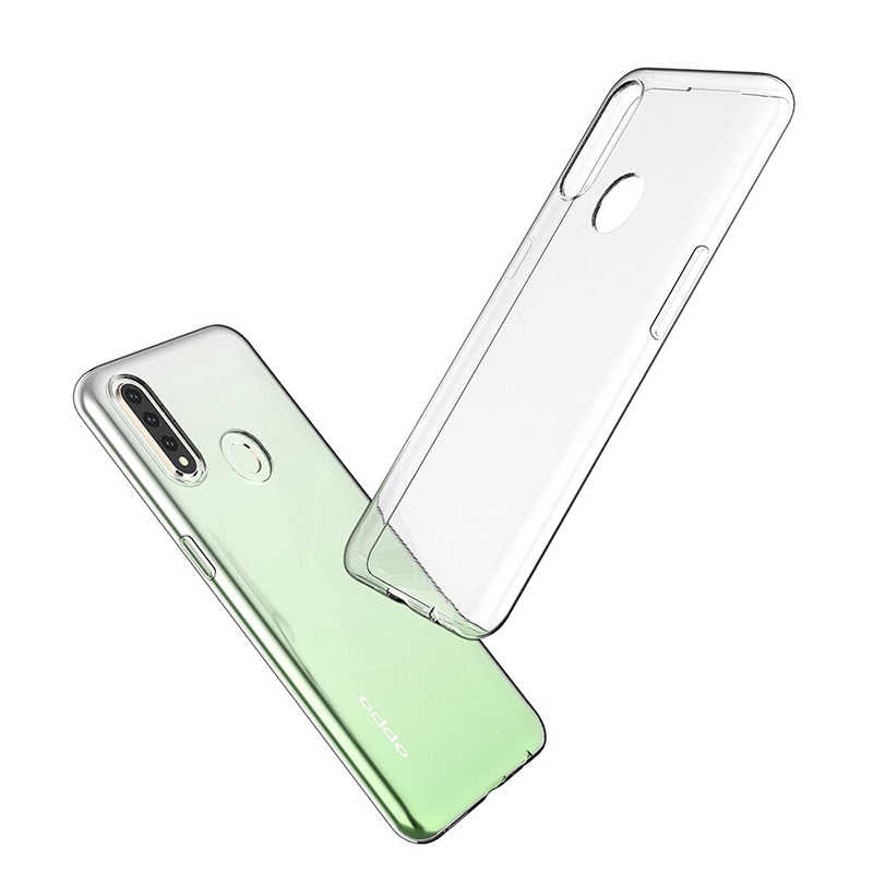 Oppo A31 Kılıf Zore Süper Silikon Kapak Renksiz