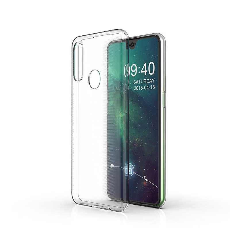 Oppo A31 Kılıf Zore Süper Silikon Kapak Renksiz