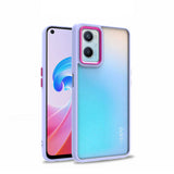 Oppo A36 Kılıf Zore Flora Kapak Lila