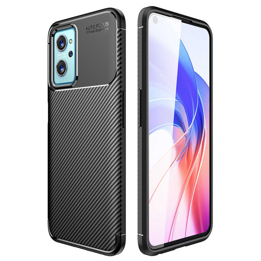 Oppo A36 Kılıf Zore Negro Silikon Kapak Lacivert