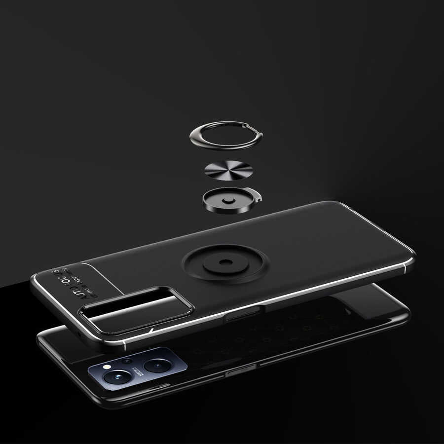 Oppo A36 Kılıf Zore Ravel Silikon Kapak Mavi
