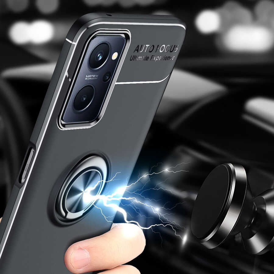 Oppo A36 Kılıf Zore Ravel Silikon Kapak Siyah