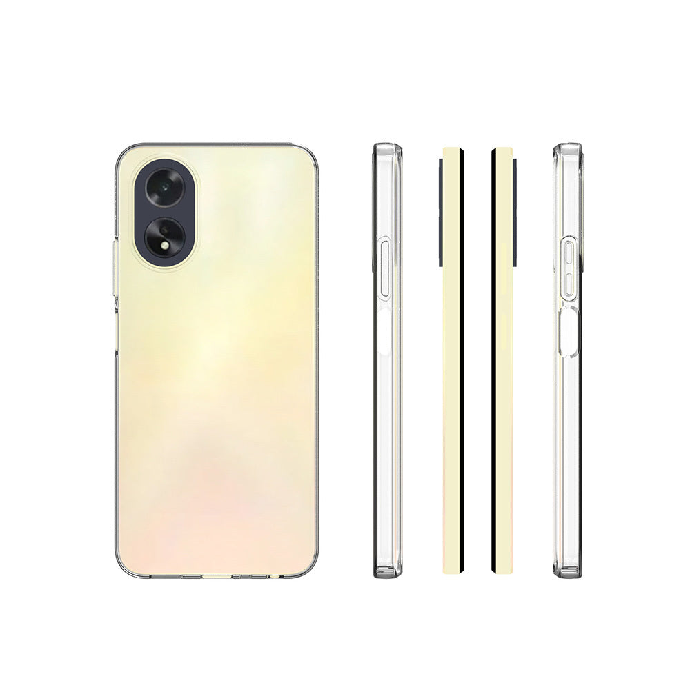 Oppo A38 Kılıf Zore Süper Silikon Kapak Şeffaf