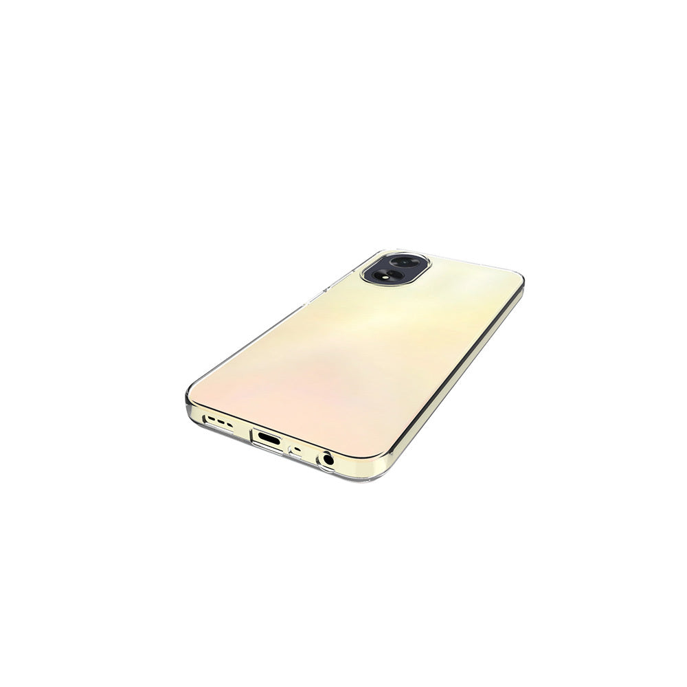 Oppo A38 Kılıf Zore Süper Silikon Kapak Şeffaf