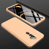 Oppo A5 2020 Kılıf Zore Ays Kapak Gold