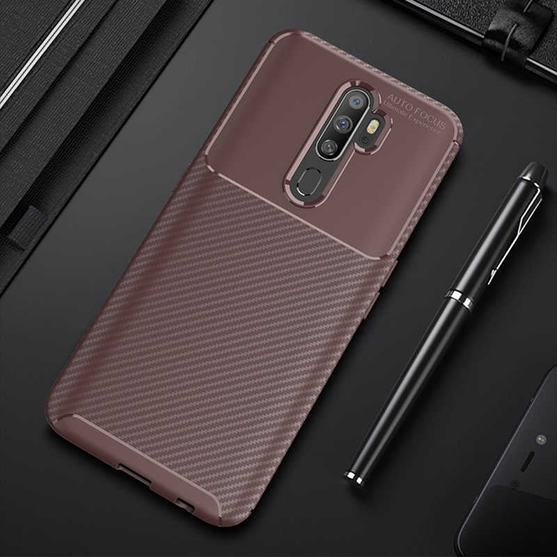 Oppo A5 2020 Kılıf Zore Negro Silikon Kapak Siyah