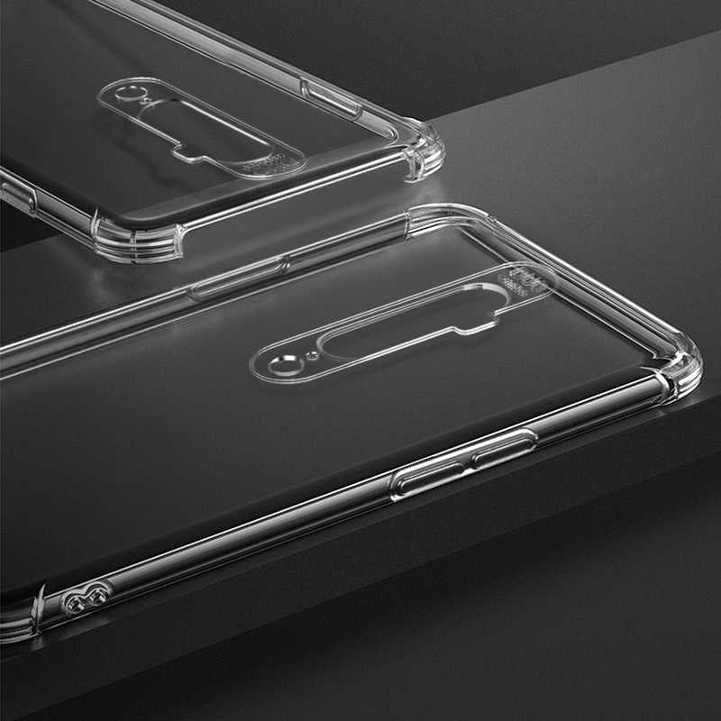 Oppo A5 2020 Kılıf Zore Nitro Anti Shock Silikon Renksiz