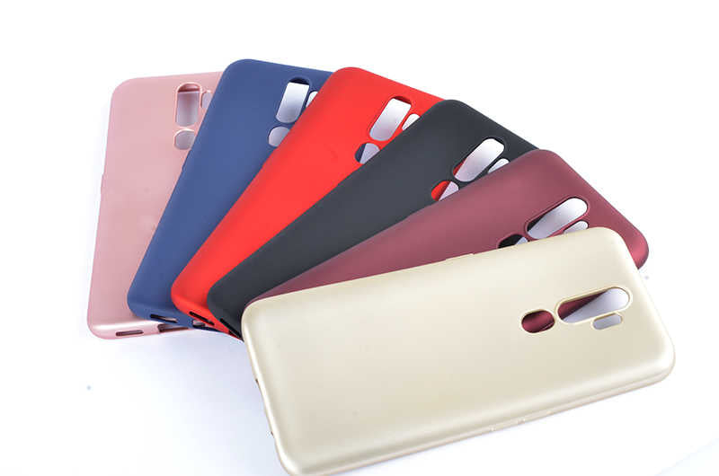 Oppo A5 2020 Kılıf Zore Premier Silikon Kapak Kırmızı