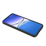 Oppo A5 Kılıf Esnek TPU Oyuklu Arka Yüzey Tasarımlı Etnik Silikon Kapak Siyah