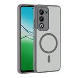 Oppo A5 Kılıf M-safe Şarj Özellikli Zore Babet Kapak Gri