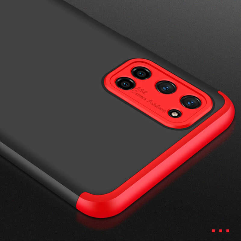 Oppo A52 Kılıf Zore Ays Kapak Kırmızı