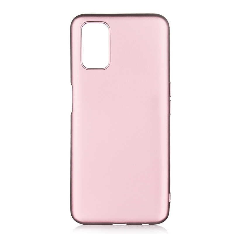 Oppo A52 Kılıf Zore Premier Silikon Kapak Rose Gold