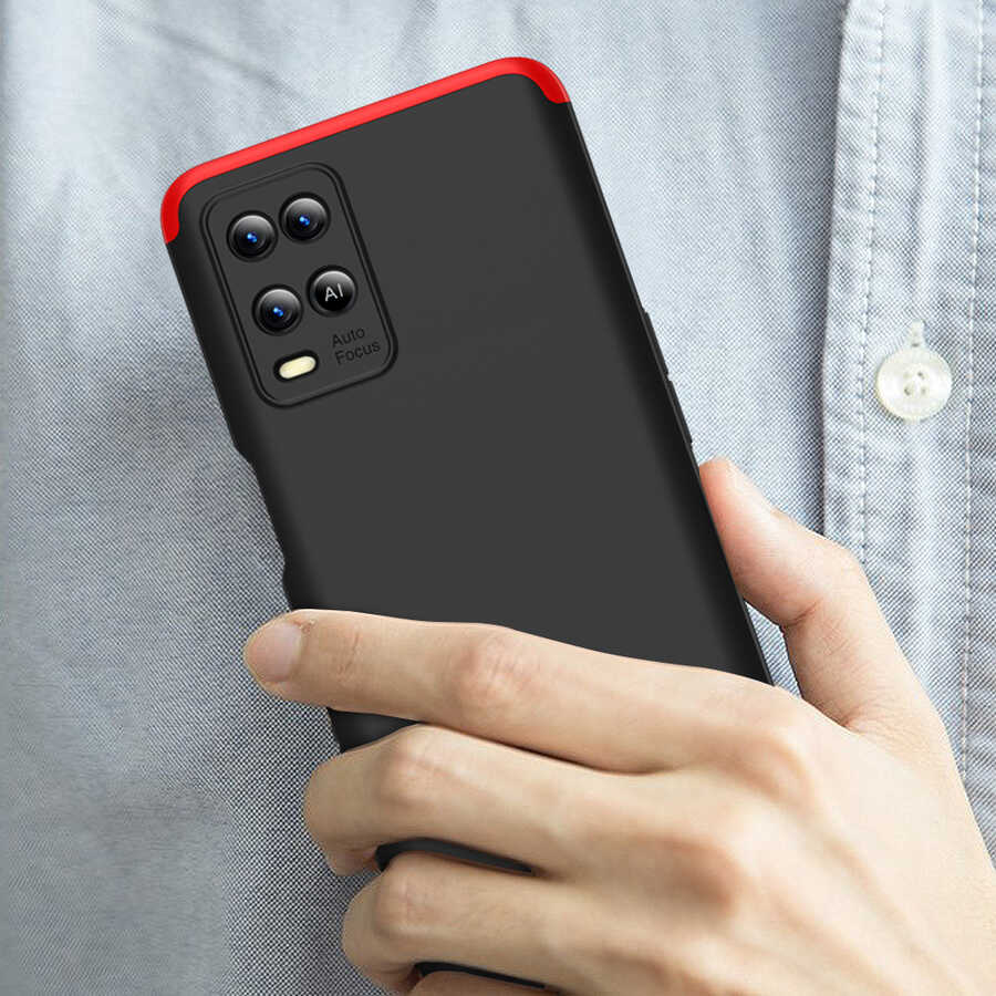 Oppo A54 4G Kılıf Zore Ays Kapak Kırmızı