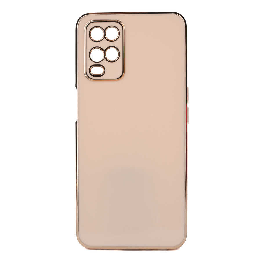 Oppo A54 4G Kılıf Zore Bark Kapak Rose Gold