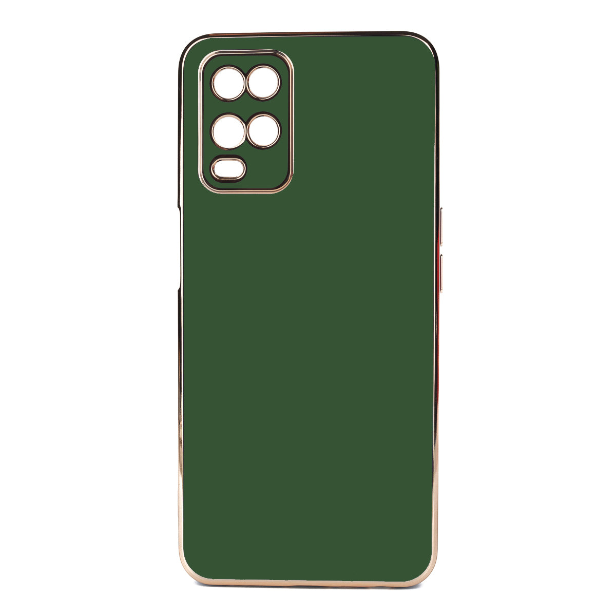 Oppo A54 4G Kılıf Zore Bark Kapak Koyu Yeşil