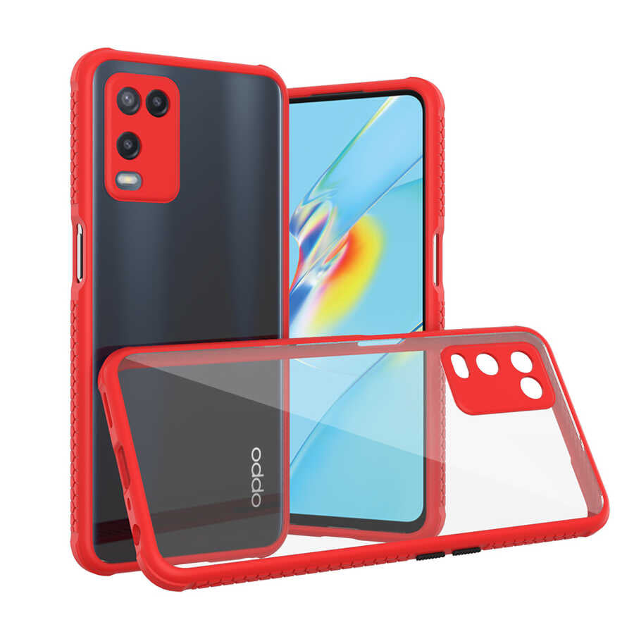 Oppo A54 4G Kılıf Zore Kaff Kapak Siyah
