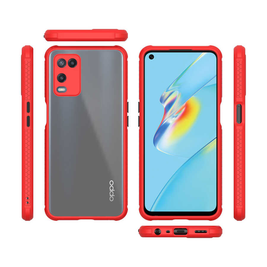 Oppo A54 4G Kılıf Zore Kaff Kapak Siyah