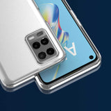 Oppo A54 4G Kılıf Zore Kamera Korumalı Süper Silikon Kapak Renksiz