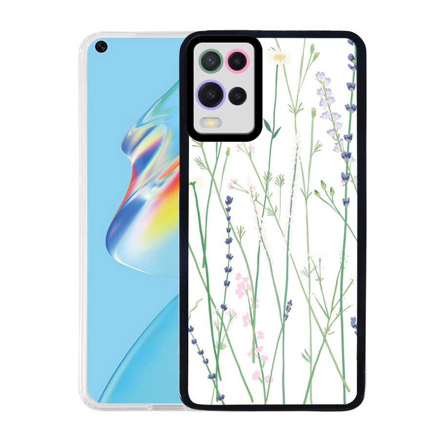 Oppo A54 4G Kılıf Zore M-Fit Desenli Kapak Heart No6