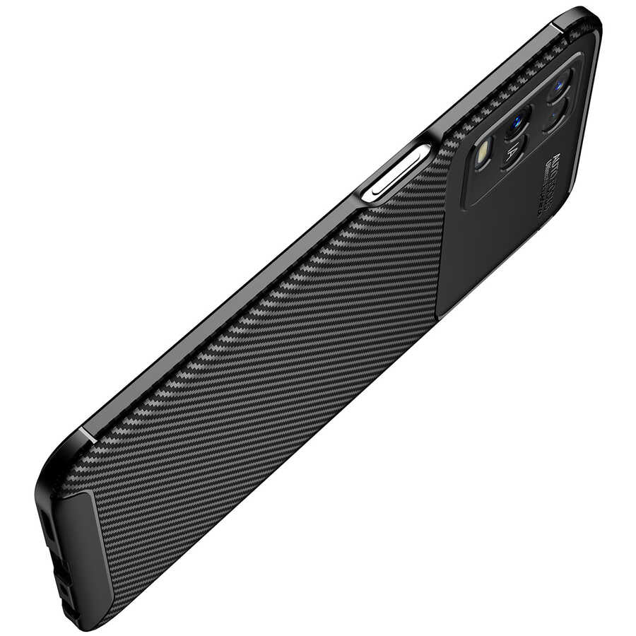 Oppo A54 4G Kılıf Zore Negro Silikon Kapak Kahverengi