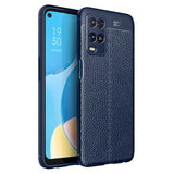Oppo A54 4G Kılıf Zore Niss Silikon Kapak Lacivert