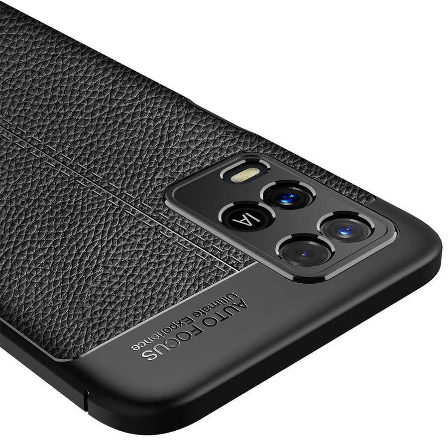 Oppo A54 4G Kılıf Zore Niss Silikon Kapak Kırmızı